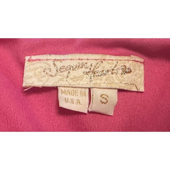 Women's Sequin Hearts Glittery Pink Formal Prom Dress Maxi Length Junior Size S - Picture 5 of 12